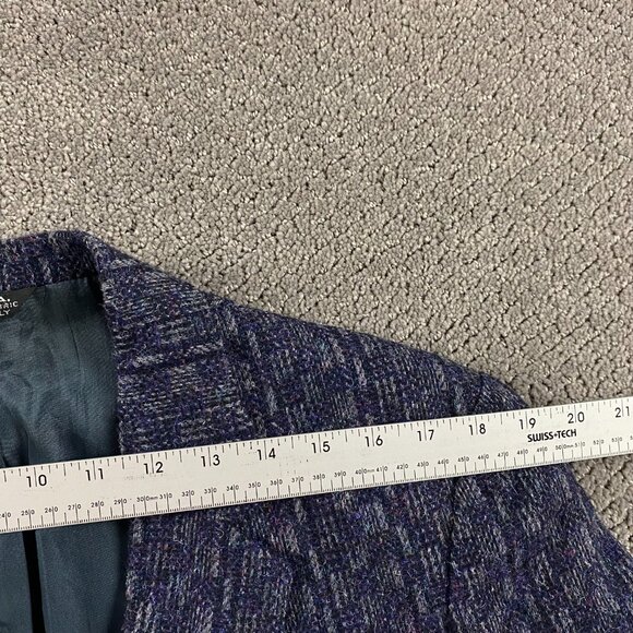 NWT Vintage Night Moves Ciattl Blazer Sport Coat Men's 38S Purple Short - Picture 11 of 15